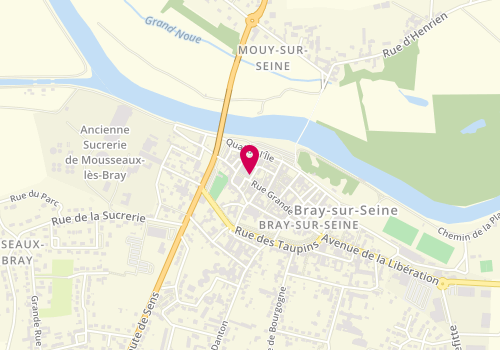Plan de Il Ristorante, 56-58 Rue Grande, 77480 Bray-sur-Seine