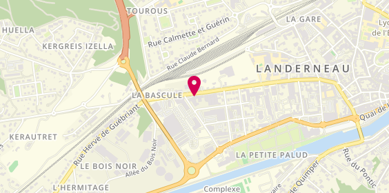 Plan de Pizza et Gourmandises, 35 Rue Hervé de Guébriant, 29800 Landerneau