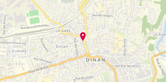 Plan de Illico Pizza Presto, 27 Rue Thiers, 22100 Dinan