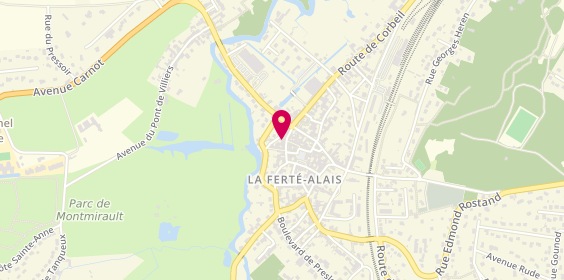 Plan de Allo Pizza, 15 Rue Augustin Bellard, 91590 La Ferté-Alais