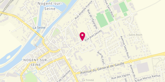 Plan de Pizza City, 23 Rue Jean Jaurès, 10400 Nogent-sur-Seine