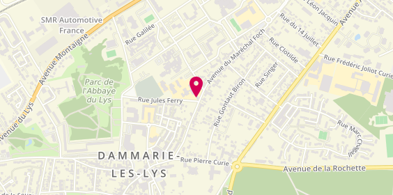 Plan de Pizza Dream's, 546 avenue du Maréchal Foch, 77190 Dammarie-lès-Lys