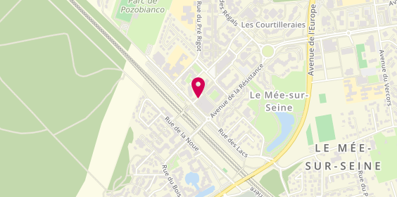 Plan de Pizza Lucky, La Caravelle 255 Allée Gare, 77350 Le Mée-sur-Seine