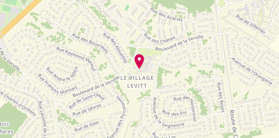 Plan de Pizzeria Lutèce, Centre Commercial de La
Boulevard de la Verville, 91540 Mennecy