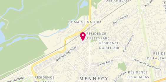 Plan de La Chaumière Romaine, 2 avenue Darblay, 91540 Mennecy