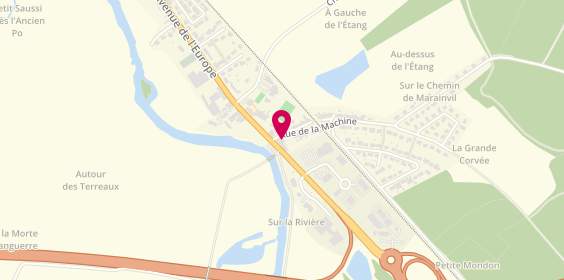 Plan de Le grand Cerf, 73 avenue de l'Europe, 54300 Moncel-lès-Lunéville
