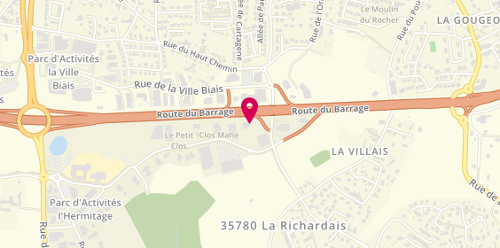 Plan de La Strada, Rue des Villes Billy, 35780 La Richardais
