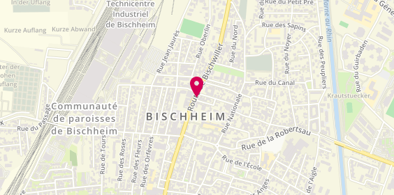 Plan de O'pizzicato, 70 Route de Bischwiller, 67800 Bischheim