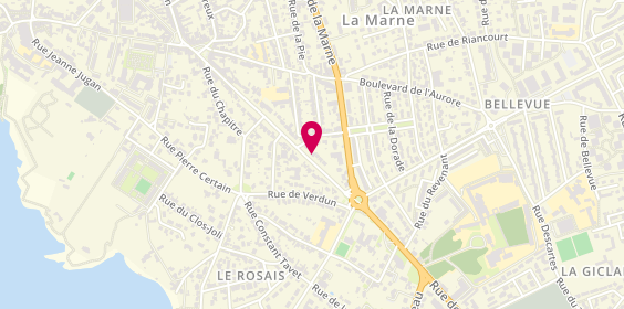 Plan de Casa Cosi, 43 Boulevard Douville, 35400 Saint-Malo