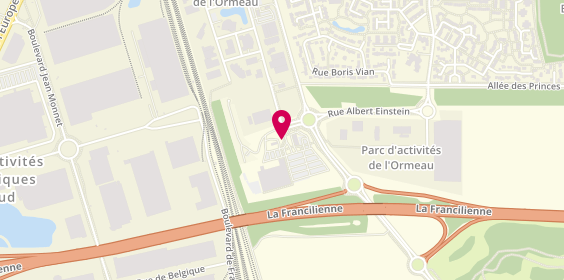Plan de Kiosque à Pizzas, 2 Rue Charles Fabry Parking Intermarché, 77380 Combs-la-Ville