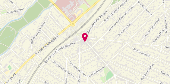 Plan de Chez Francesco, 8 avenue Gabriel Péri, 91700 Sainte-Geneviève-des-Bois