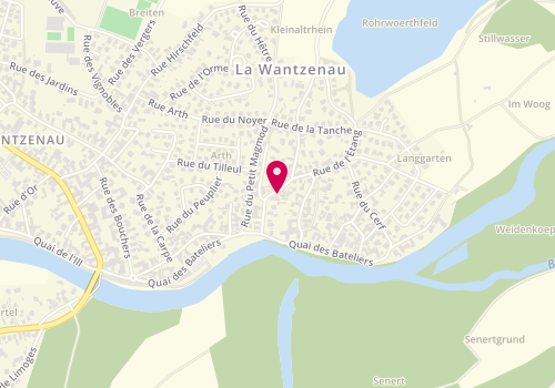 Plan de Pizza Nature, 10 Rue de l'Etang, 67610 La Wantzenau