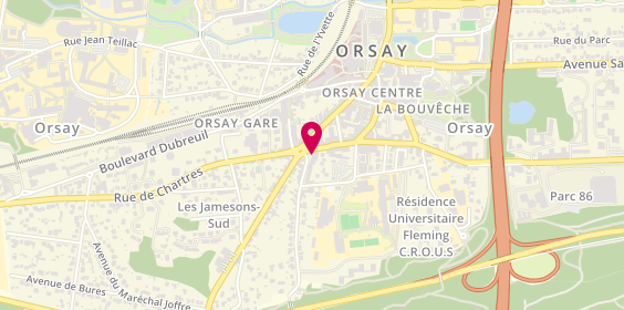 Plan de Dolce Pizza, 2 Rue de Paris, 91400 Orsay