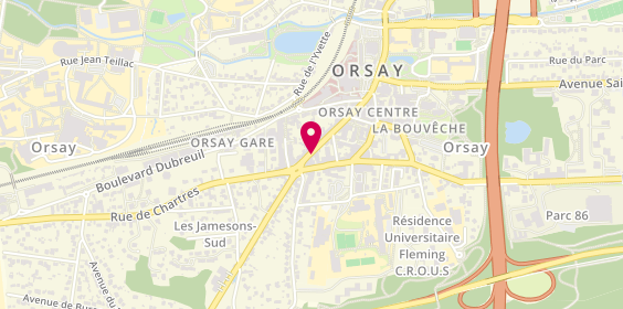 Plan de Pizza César, 23 Rue Archangé, 91400 Orsay
