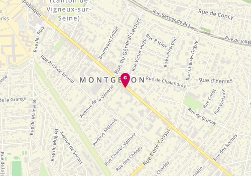Plan de Villa de Vinci, 124 avenue de la République, 91230 Montgeron