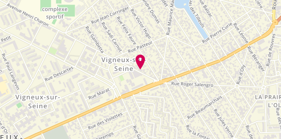 Plan de Allo Pizza Rapido Vigneux, 49 avenue Henri Charon, 91270 Vigneux-sur-Seine