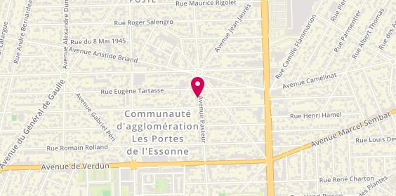 Plan de Dos Reis Aquelino, 25 avenue Pasteur, 91550 Paray-Vieille-Poste