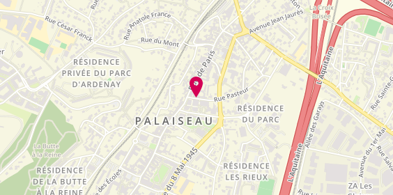 Plan de Allo Pizza 91, 5 Rue Pasteur, 91120 Palaiseau