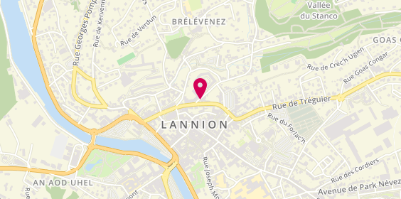 Plan de Ar Rwan Pizza Lannion, 11 Rue Jeanne d'Arc, 22300 Lannion