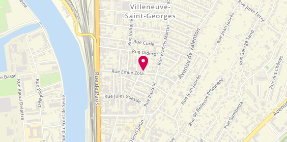 Plan de Royal Pizza, 35 Rue Émile Zola, 94190 Villeneuve-Saint-Georges
