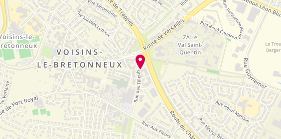 Plan de Restaurant Il Vivaio, 11/13 Rue des Tilleuls, 78960 Voisins-le-Bretonneux