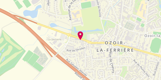 Plan de La Boîte A Pizza, 93 avenue du Général de Gaulle, 77330 Ozoir-la-Ferrière