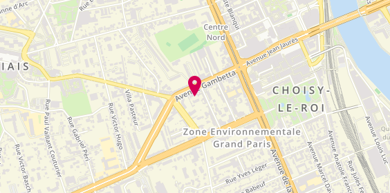 Plan de Chez Yanis Pizza, 31 Avenue Gambetta, 94600 Choisy-le-Roi
