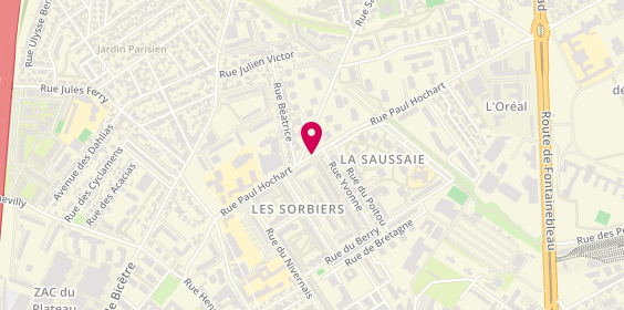 Plan de Le 61 - Midnight - Belissima Pizza, 61 Rue Paul Hochart, 94240 L'Haÿ-les-Roses