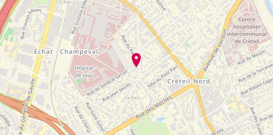 Plan de Chez Momino, 36 avenue Jean Baptiste Champeval, 94000 Créteil