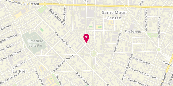 Plan de Nature Pizza, 35 Rue Baratte Cholet, 94100 Saint-Maur-des-Fossés