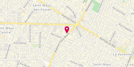 Plan de Hotimes, 18 avenue Louis Blanc, 94100 Saint-Maur-des-Fossés
