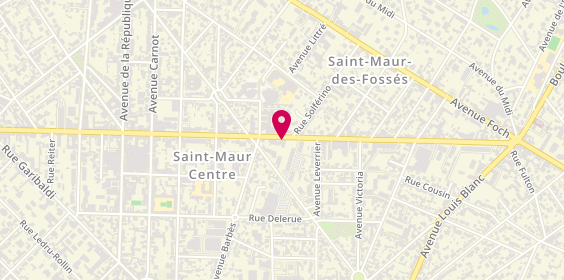 Plan de Pizza Hut, 158 Boulevard de Créteil, 94100 Saint-Maur-des-Fossés