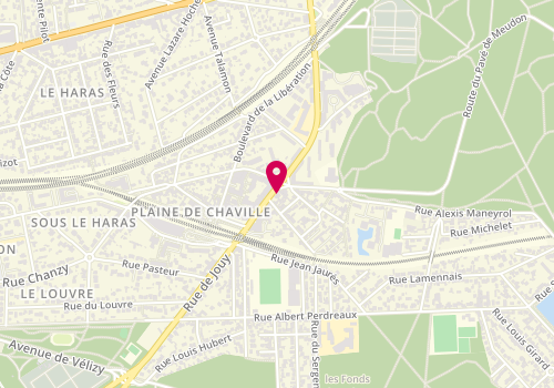 Plan de Pizza Cosy, 25 Rue de Jouy, 92370 Chaville