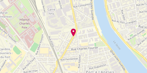Plan de Pizza Service, 48 avenue Anatole France, 94400 Vitry-sur-Seine