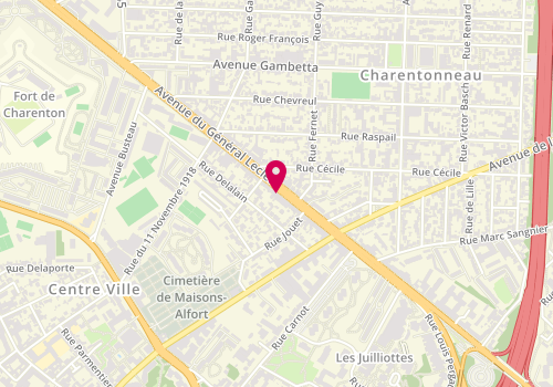 Plan de La Diva Chez Sam, 56 avenue du Général-Leclerc, 94700 Maisons-Alfort