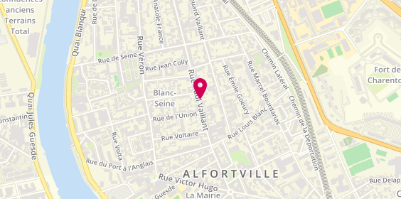 Plan de La Pizz' Wich, 131 Rue Paul Vaillant Couturier, 94140 Alfortville