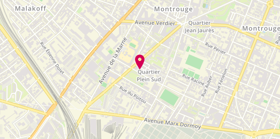 Plan de Chez Marco, 12 Rue Jules Guesde, 92120 Montrouge