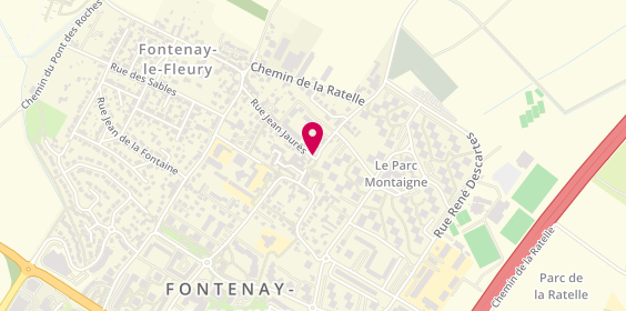 Plan de L'Atelier des Pizzas, 2 Rue Jean Jaurès, 78330 Fontenay-le-Fleury