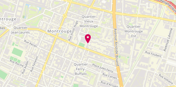 Plan de Caputo Pizzeria, 3 Rue de la Solidarité, 92120 Montrouge