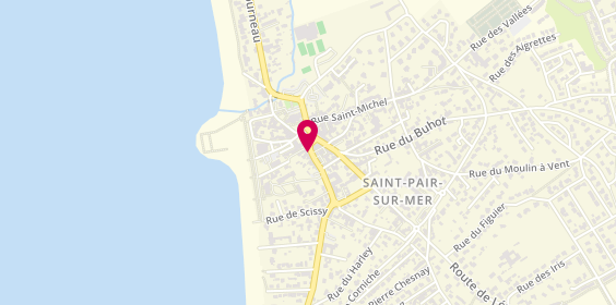 Plan de H & N Pizzas, 32 Rue Sainte-Anne, 50380 Saint-Pair-sur-Mer