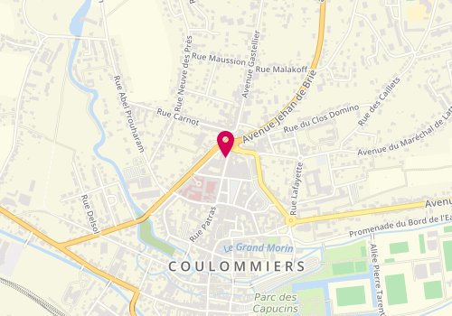 Plan de Pizza Coulommiers, 29 Bis Rue du Docteur Rene Arbeltier, 77120 Coulommiers