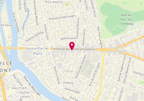 Plan de Pizza Mania, 32 Avenue du General Gallieni, 94340 Joinville-le-Pont