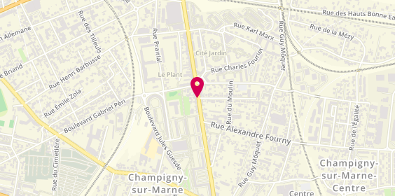 Plan de Pizzatime's, 43 Avenue République, 94500 Champigny-sur-Marne