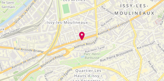 Plan de Domino's Pizza, 41 avenue Victor Cresson, 92130 Issy-les-Moulineaux