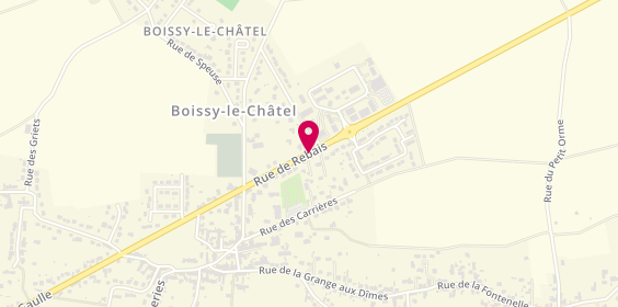 Plan de Boissy Pizza, 14 Rue Rebais, 77169 Boissy-le-Châtel