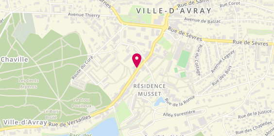 Plan de Di Bruno, 32 Rue de Versailles, 92410 Ville-d'Avray
