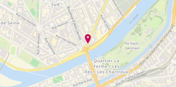 Plan de Le Colisée, 4 avenue Pierre Grenier, 92100 Boulogne-Billancourt