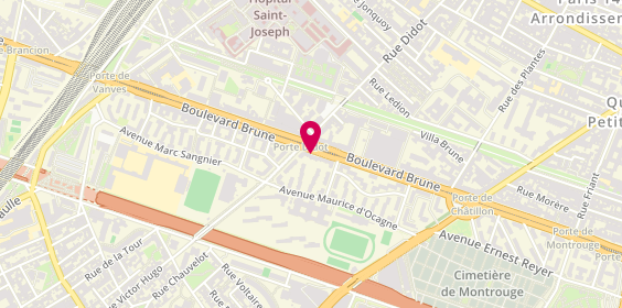 Plan de Don Giovanni, 64 Boulevard Brune, 75014 Paris