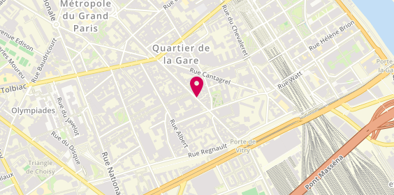 Plan de Five zap, 48 Rue de Patay, 75013 Paris