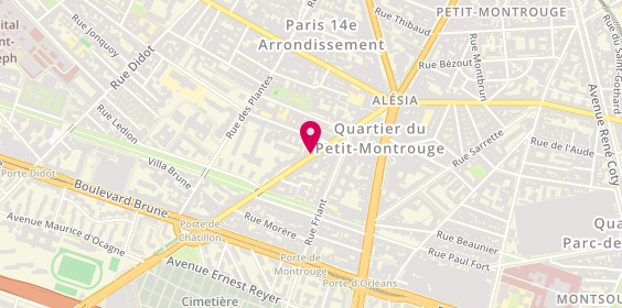 Plan de La Basilicata, 36 avenue Jean Moulin, 75014 Paris